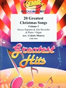 20 Greatest Christmas Songs Vol. 1 by Mourey Colette for Mezzo-Soprano Alto Recorder and Piano (Mezzo-Soprano Alto Recorder and Piano (or Organ accompaniment))