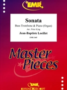 Sonata by Loeillet Jean-Baptiste - Peter King - for Bass Trombone and Organ (Bass Trombone and Organ)