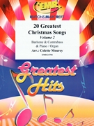 20 Greatest Christmas Songs Vol. 2 by Mourey Colette for Baritone (Baritone (Voice) Contrabass and Piano (or Organ accompaniment))