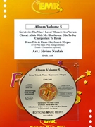 Album Volume 5 by Naulais Jerome for 2 Trumpets Trombone w/ Audio (2 Trumpets Trombone and CD Play Back / Play Along (Piano (Keyboard / Organ) Percussion optional + CD Play Back / Play Along ))