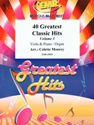 40 Greatest Classic Hits Vol. 3 by Mourey Colette for Viola and Organ (Viola and Organ)