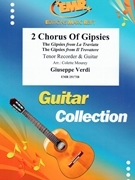 2 Chorus Of Gipsies by Verdi Giuseppe - Mourey Colette - for Guitar and Tenor Recorder (Guitar and Tenor Recorder)