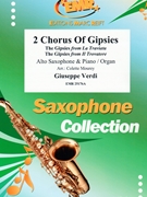 2 Chorus Of Gipsies by Verdi Giuseppe - Mourey Colette - for Alto Saxophone and Piano (Alto Saxophone and Piano)