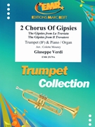 2 Chorus Of Gipsies by Verdi Giuseppe - Mourey Colette - for Trumpet and Organ (Trumpet and Organ)