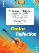 2 Chorus Of Gipsies by Verdi Giuseppe - Mourey Colette - for Alto Trombone and Guitar (Alto Trombone and Guitar)