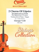 2 Chorus Of Gipsies by Verdi Giuseppe - Mourey Colette - for Violoncello and Organ (Violoncello and Organ)