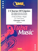 2 Chorus Of Gipsies by Verdi Giuseppe - Mourey Colette - for Eb Bass and Piano (Eb Bass and Piano)