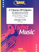 2 Chorus Of Gipsies by Verdi Giuseppe - Mourey Colette - for Bb Bass and Piano (Bb Bass and Piano)