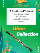 2 Feuillets d'Album by Scriabin Alexander - Mourey Colette - for Oboe and Piano (Oboe and Piano)