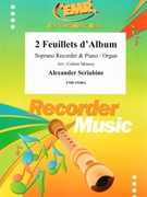 2 Feuillets d'Album by Scriabin Alexander - Mourey Colette - for Soprano Recorder and Organ (Soprano Recorder and Organ)