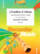 2 Feuillets d'Album by Scriabin Alexander - Mourey Colette - for Alto Recorder and Organ (Alto Recorder and Organ)