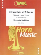 2 Feuillets d'Album by Scriabin Alexander - Mourey Colette - for Horn and Organ (Horn and Organ)