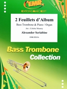 2 Feuillets d'Album by Scriabin Alexander - Mourey Colette - for Bass Trombone and Organ (Bass Trombone and Organ)