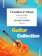2 Feuillets d'Album by Scriabin Alexander - Mourey Colette - for Guitar and Bb Bass (Guitar and Bb Bass)