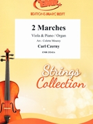 2 Marches by Czerny Carl - Mourey Colette - for Viola and Organ (Viola and Organ)