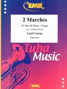 2 Marches by Czerny Carl - Mourey Colette - for Bb Bass and Piano (Bb Bass and Piano)