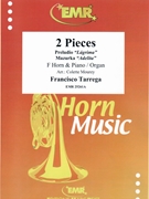 2 Pieces by Tarrega Francisco - Mourey Colette - for Horn and Piano (Horn and Piano)