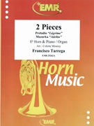 2 Pieces by Tarrega Francisco - Mourey Colette - for Eb Horn and Organ (Eb Horn and Organ)