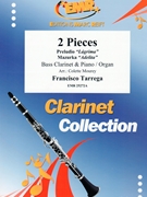 2 Pieces by Tarrega Francisco - Mourey Colette - for Bass Clarinet and Piano (Bass Clarinet and Piano)