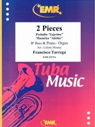 2 Pieces by Tarrega Francisco - Mourey Colette - for Bb Bass and Organ (Bb Bass and Organ)