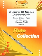 2 Chorus Of Gipsies by Verdi Giuseppe - Mourey Colette - for Piccolo and Organ (Piccolo and Organ)
