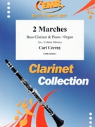 2 Marches by Czerny Carl - Mourey Colette - for Bass Clarinet and Piano (Bass Clarinet and Piano)