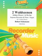 2 Waldszenen by Schumann Robert - Mourey Colette - for Soprano Recorder and Organ (Soprano Recorder and Organ)
