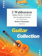 2 Waldszenen by Schumann Robert - Mourey Colette - for Guitar and Alto Saxophone (Guitar and Alto Saxophone)