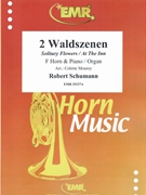 2 Waldszenen by Schumann Robert - Mourey Colette - for Horn and Piano (Horn and Piano)
