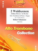 2 Waldszenen by Schumann Robert - Mourey Colette - for Alto Trombone and Organ (Alto Trombone and Organ)