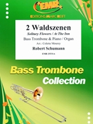 2 Waldszenen by Schumann Robert - Mourey Colette - for Bass Trombone and Piano (Bass Trombone and Piano)