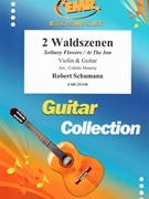 2 Waldszenen by Schumann Robert - Mourey Colette - for Violin and Guitar (Violin and Guitar)