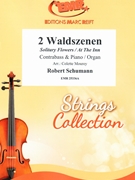 2 Waldszenen by Schumann Robert - Mourey Colette - for Contrabass and Organ (Contrabass and Organ)