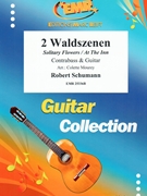 2 Waldszenen by Schumann Robert - Mourey Colette - for Contrabass and Guitar (Contrabass and Guitar)