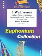 2 Waldszenen by Schumann Robert - Mourey Colette - for Euphonium and Piano (Euphonium and Piano)