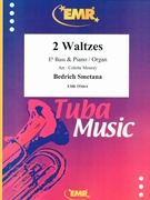 2 Waltzes by Smetana Bedrich - Mourey Colette - for Eb Bass and Organ (Eb Bass and Organ)