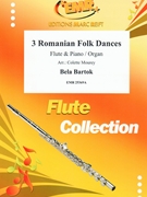 3 Romanian Folk Dances by Bartok Bela - Mourey Colette - for Flute and Piano (Flute and Piano)