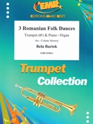 3 Romanian Folk Dances by Bartok Bela - Mourey Colette - for Trumpet and Piano (Trumpet and Piano)