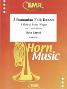 3 Romanian Folk Dances by Bartok Bela - Mourey Colette - for Horn and Piano (Horn and Piano)