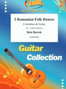 3 Romanian Folk Dances by Bartok Bela - Mourey Colette - for Contrabass and Guitar (Contrabass and Guitar)