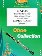 4 Arias by Weber Carl Maria von - Mourey Colette - for Oboe and Piano (Oboe and Piano)