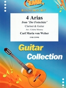 4 Arias by Weber Carl Maria von - Mourey Colette - for Guitar and Clarinet (Guitar and Clarinet)