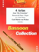 4 Arias by Weber Carl Maria von - Mourey Colette - for Bassoon and Organ (Bassoon and Organ)
