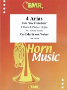 4 Arias by Weber Carl Maria von - Mourey Colette - for Horn and Piano (Horn and Piano)
