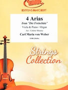 4 Arias by Weber Carl Maria von - Mourey Colette - for Viola and Piano (Viola and Piano)