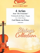 4 Arias by Weber Carl Maria von - Mourey Colette - for Violoncello and Organ (Violoncello and Organ)