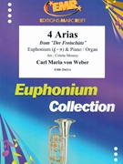 4 Arias by Weber Carl Maria von - Mourey Colette - for Euphonium and Piano (Euphonium and Piano)