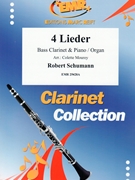 4 Lieder by Schumann Robert - Mourey Colette - for Bass Clarinet and Piano (Bass Clarinet and Piano)