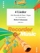 4 Lieder by Schumann Robert - Mourey Colette - for Alto Recorder and Organ (Alto Recorder and Organ)