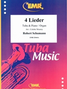 4 Lieder by Schumann Robert - Mourey Colette - for Tuba and Organ (Tuba and Organ)